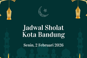 Jadwal Sholat Hari Ini di Kota Bandung, Senin, 2 Februari 2026