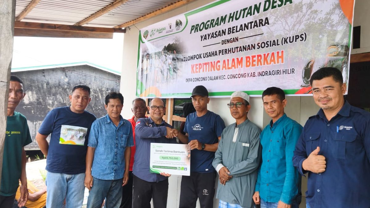 Perkuat Pengelolaan Hutan Desa, Belantara Foundation Salurkan Bantuan untuk KUPS