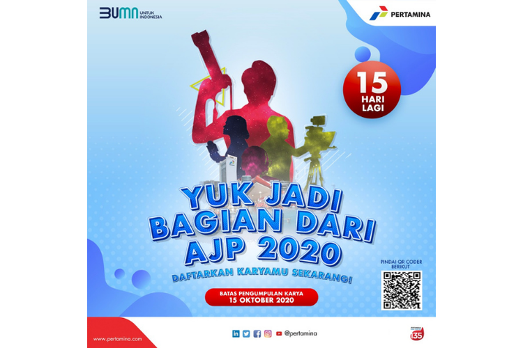 Pertamina menggelar ajang Anugerah Jurnalistik Pertamina (AJP) 2020 dengan format seleksi baru (Dok. Pertamina)