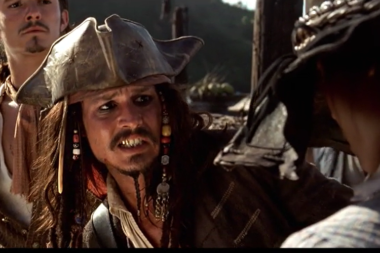 Johnny Depp sebagai Jack Sparrow