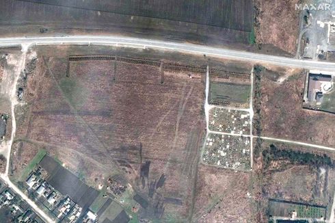 Gambar Satelit Tunjukkan Kuburan Massal Terus Meluas di Mariupol Ukraina