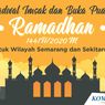 Jadwal Imsak dan Buka Puasa di Semarang Hari Ini, 24 April 2020