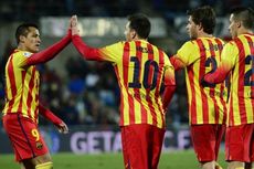 2 Gol Messi Antar Barcelona ke Perempat Final