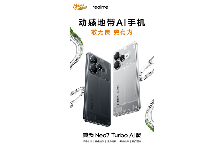 Realme NEO7 Turbo 16G/512G 4,9jtan.. Edan & Futuristik