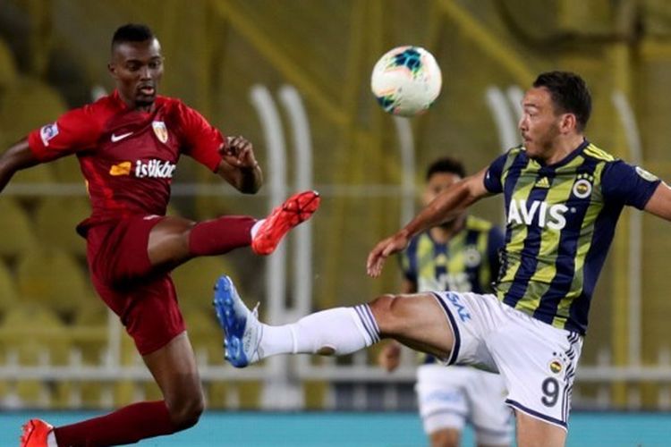 Laga Fenerbahce Vs Kayserispor, Sabtu (13/6/2020) dini hari WIB.