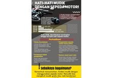 INFOGRAFIK: Hati-hati Saat Mudik dengan Sepeda Motor