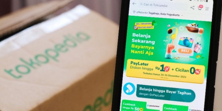 cara bayar hutang di tokopedia