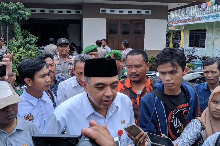 Bupati Kabupaten Tangerang Ahmed Zaki Iskandar saat ditemui di Teluknaga Kabupaten Tangerang, Rabu (15/1/2020)