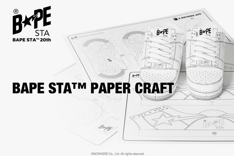 Bapesta Paper Craft