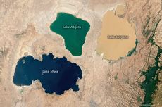 Tiga Danau Berbeda Warna di Etiopia Berasal dari Satu Sumber yang Sama