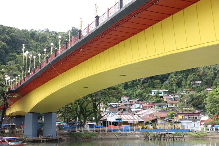 Wajah baru Jembatan Siti Nurbaya di Kota Padang