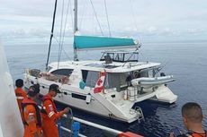 Mati Mesin di Perairan Sulawesi, Yacht Berbendera Kanada Akhirnya Sampai di Nunukan