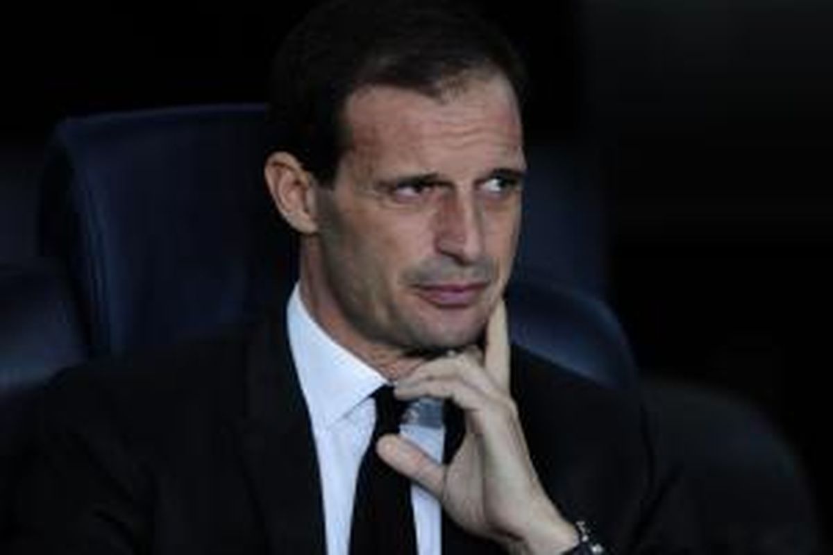 Pelatih AC Milan, Massimiliano Allegri.