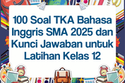 100 Soal TKA Bahasa Inggris SMA 2025 dan Kunci Jawaban untuk Latihan Kelas 12