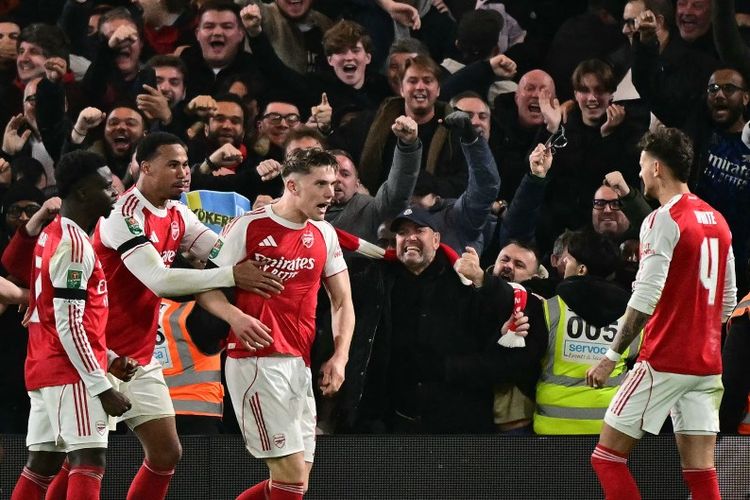 Link Live Streaming Arsenal Vs Man City di Final Piala Liga Inggris 2025-2026