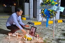 Juru Parkir di Purwokerto Tewas Ditembak Tamu Hotel, Rekan Kerja Gelar Doa Bersama dan Tabur Bunga