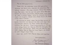 Surat Agus Yudhoyono untuk Pepo SBY dan Memo Ani