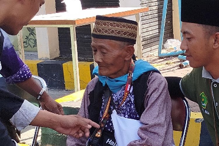 Enjo Endin Parmo jemaah haji Jember, Selasa (13/5/2025).