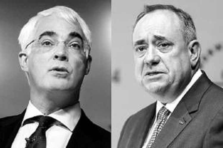 Alistair Darling dan Alex Salmond