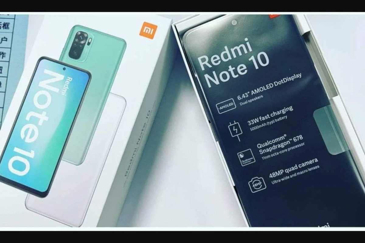 Bocoran rupa ponsel Xiaomi Redmi Note 10 yang akan dirilis 4 Maret mendatang.