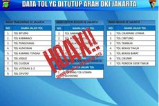 Jasa Marga Sebut Informasi Jalan Tol Ditutup sebagai Kabar Hoaks