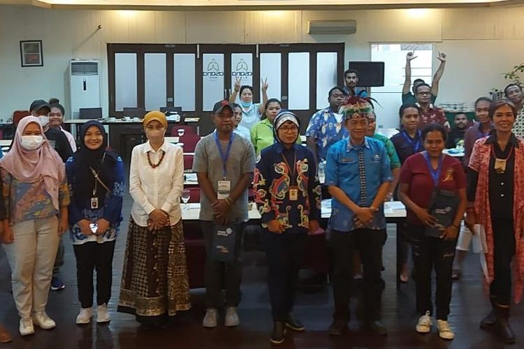 Pelatihan usaha mikro sektor kuliner, di Kabupaten Biak Numfor Provinsi Papua pada Kamis (24/11/2022).