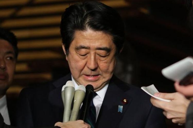 PM Jepang Shinzo Abe.  