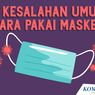 INFOGRAFIK: 5 Kesalahan Umum Cara Pakai Masker