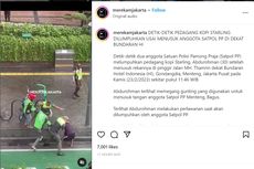 Momen Dramatis Satpol PP Lumpuhkan Pedagang Kopi 