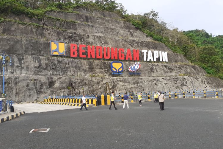 Bendungan Tapin di Kabupaten Tapin, Kalimantan Selatan