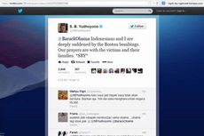 Lho, "Tweet" Duka SBY untuk Boston Marathon Hilang dari "Timeline"