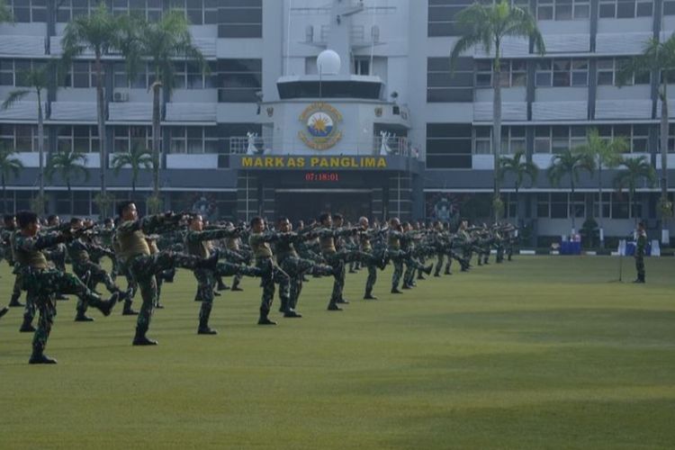 Markas Komando Armada I (Koarmada I) TNI Angkatan Laut di Jalan Gunung Sahari, Jakarta Pusat, DKI Jakarta.