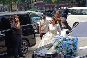 Menikah Hari Ini, Brisia Jodie dan Jonathan Alden Tiba di Gereja Katedral
