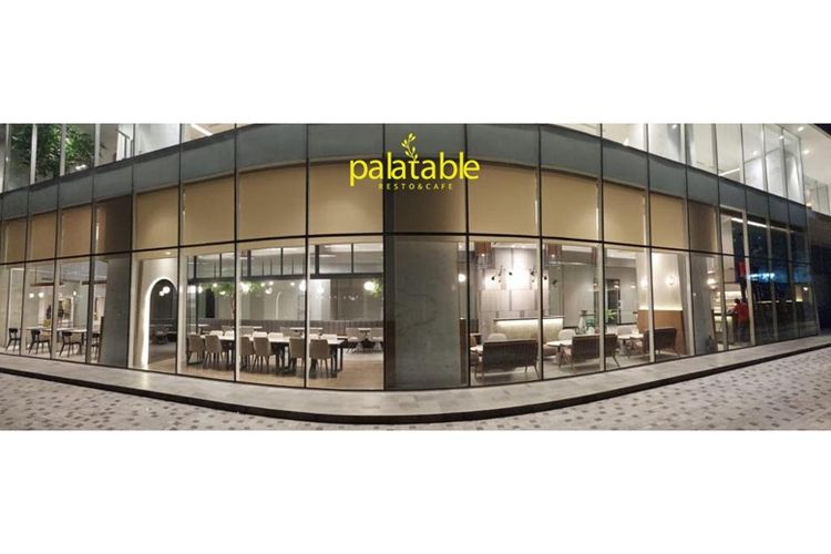 Palatable Resto and Café yang ada pada Menteng Park Exclusive Emerald. 