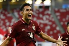 Teerasil Dangda, Striker Tajam Thailand yang Wajib Diwaspadai Indonesia di Final Piala AFF