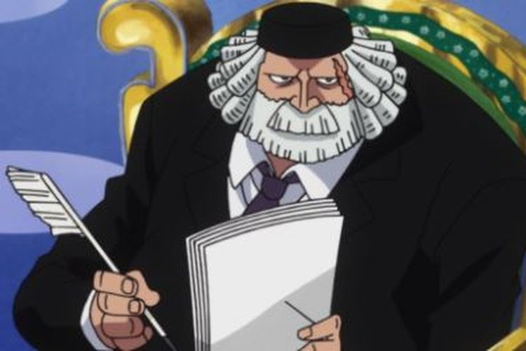 Karakter Saint Jaygarcia Saturn, seperti apa yang terlihat di dalam anime One Piece