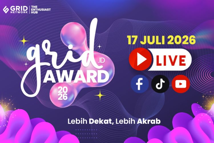 Grid.ID Rayakan Hari Jadi Ke-9 lewat Grid.ID Awards 2026, Hadirkan Sembilan Kategori Penghargaan 