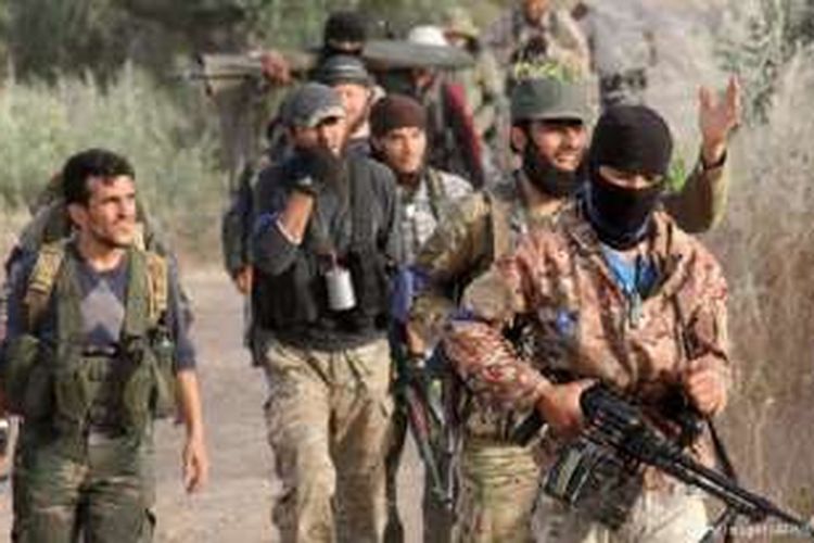 Pasukan Front al-Nusra, sayap Al Qaeda di Suriah