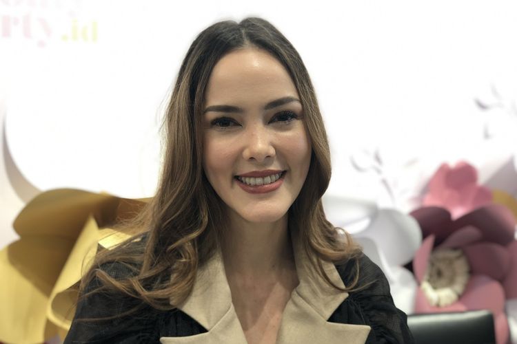 Cathy Sharon saat dijumpai di Grand Indonesia, Jakarta Pusat, Selasa (25/2/2020). 