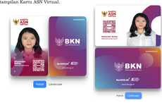 Cara Download Kartu Virtual ASN, Semua PNS dan PPPK Harus Punya