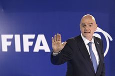 [HOAKS] Pernyataan Presiden FIFA Kecewa Lapangan JIS Kebanjiran