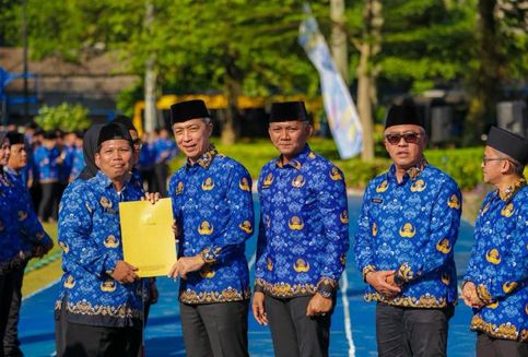 Peringati HUT Korpri, Pemkot Bogor Angkat 3.868 PPPK Paruh Waktu