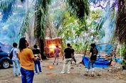 Jadi Lokasi Peredaran Narkoba, Gubuk di Tengah Kebun Sawit Dibakar