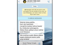 Waspada, Marak Modus Penipuan Surat Tilang Pakai File APK Dikirim Lewat WhatsApp