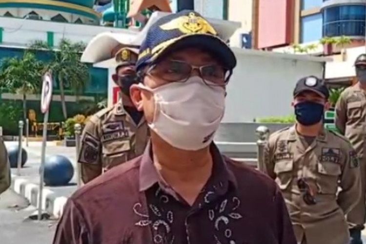 Plt Kasat Satpol PP Kota Banjarmasin Ichwan Nor Khaliq. 
