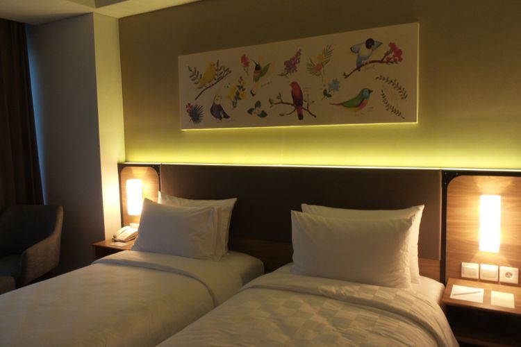 Salah satu sudut Deluxe Room yang ditawarkan Aviary Hotel Bintaro