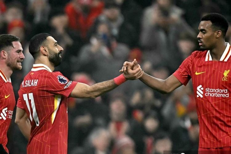 Liverpool Vs Leicester: Kata Salah Usai Cetak 100 Gol Kandang di Premier League