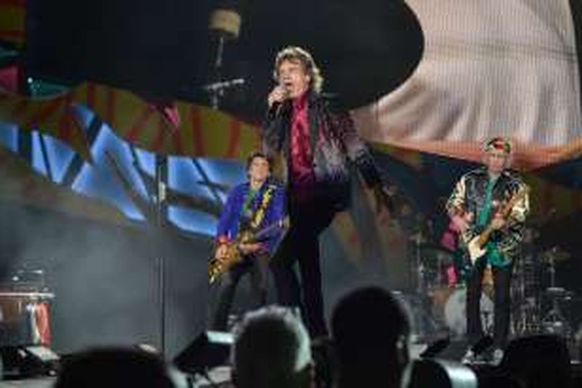 Band rock legendaris The Rolling Stones menggelar konser gratis di kompleks olahraga Ciudad Deportiva di Havana, Kuba, Jumat (25/3/2016).