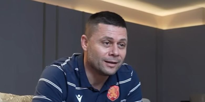 Pelatih Timnas Bulgaria Aleksandar Dimitrov.