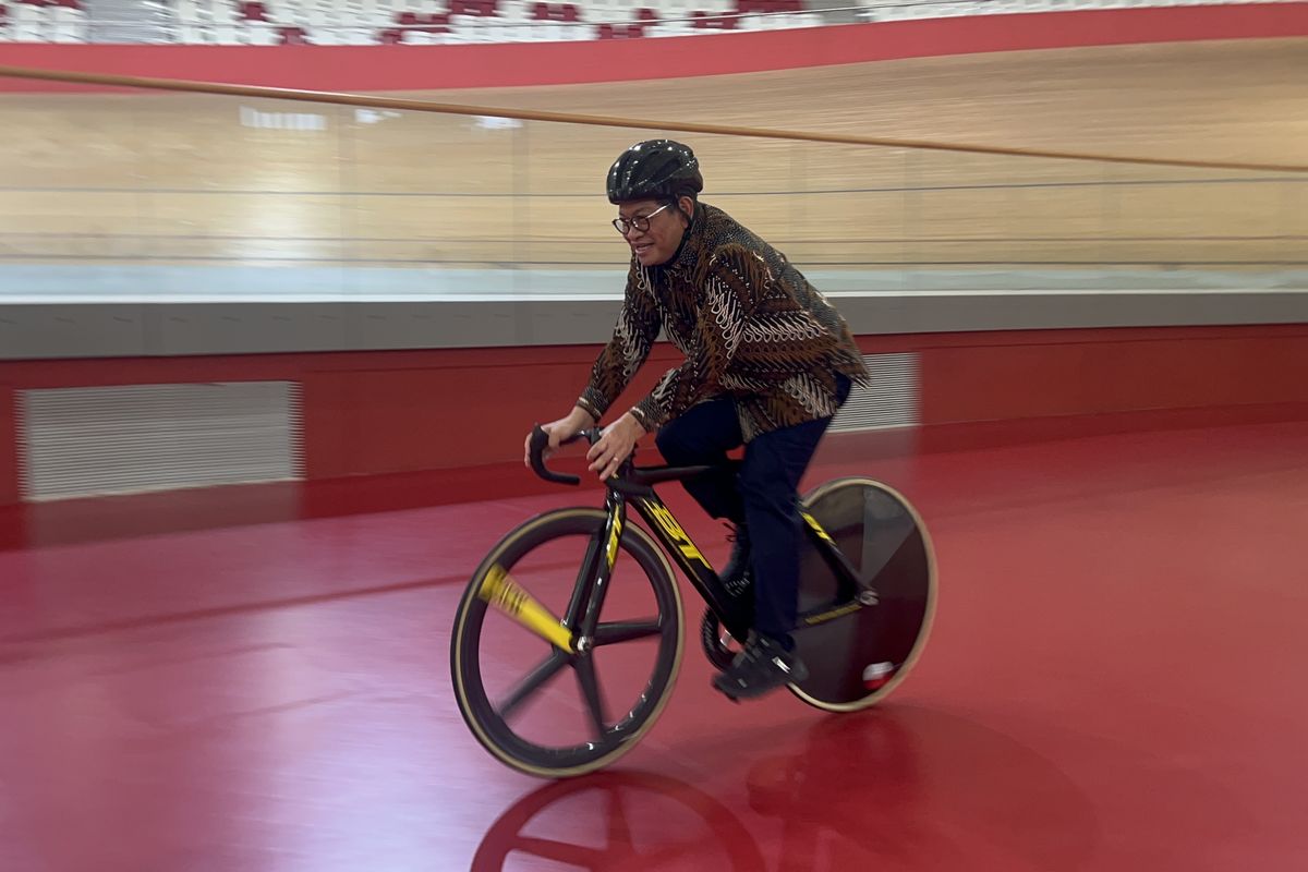 Pramono Kunjungi Velodrome, Soroti Beban Biaya Operasional Fasilitas